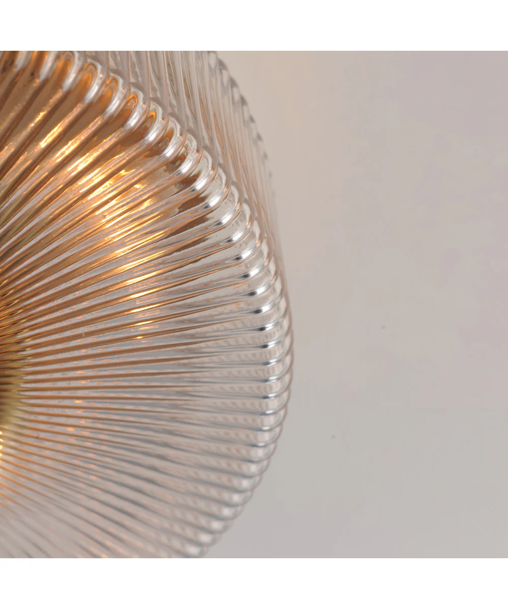 Kasbah 4-Light Flush Mount Satin Brass - Image 5