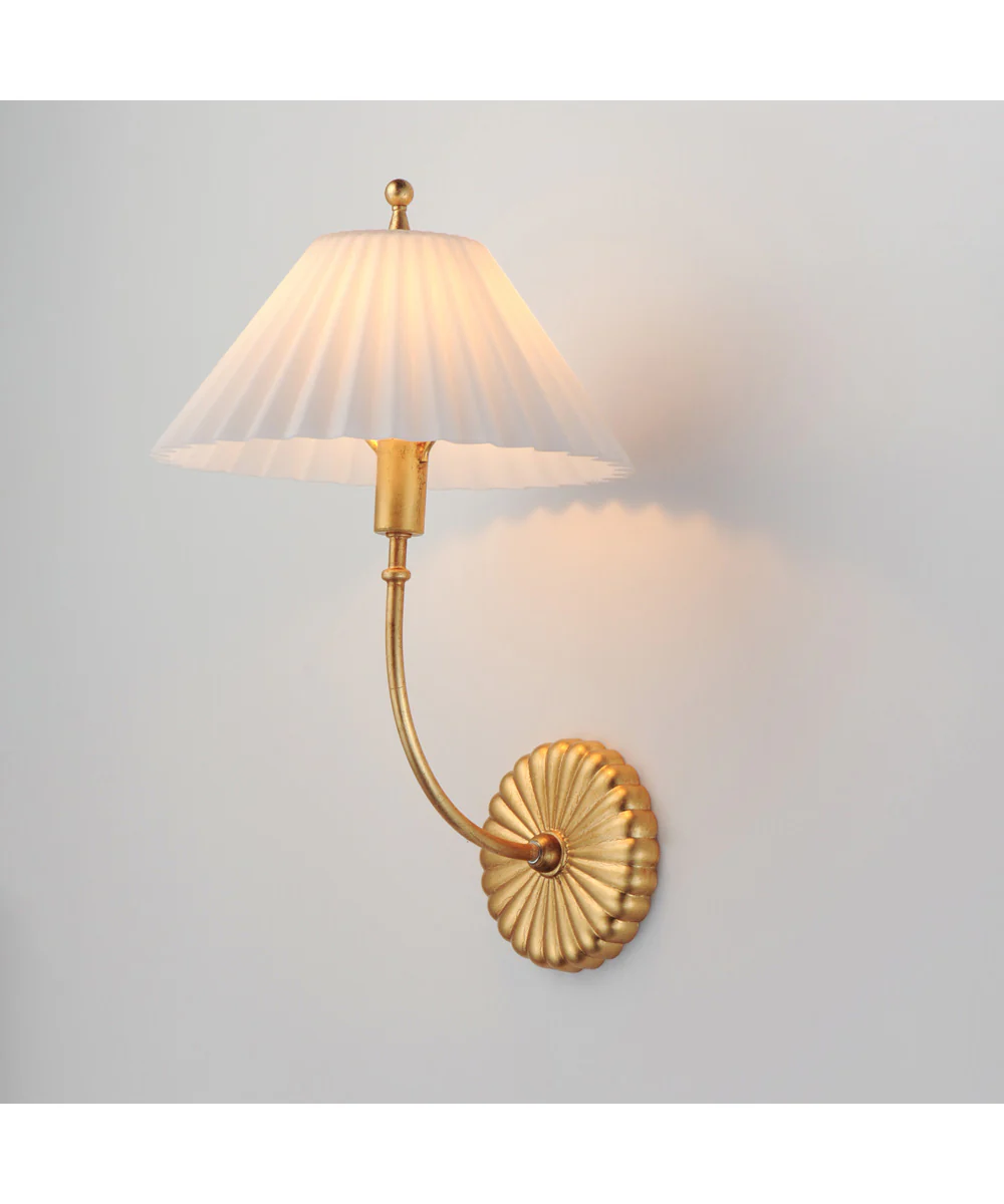 Kismet 1-Light Wall Sconce Gold Leaf - Image 5