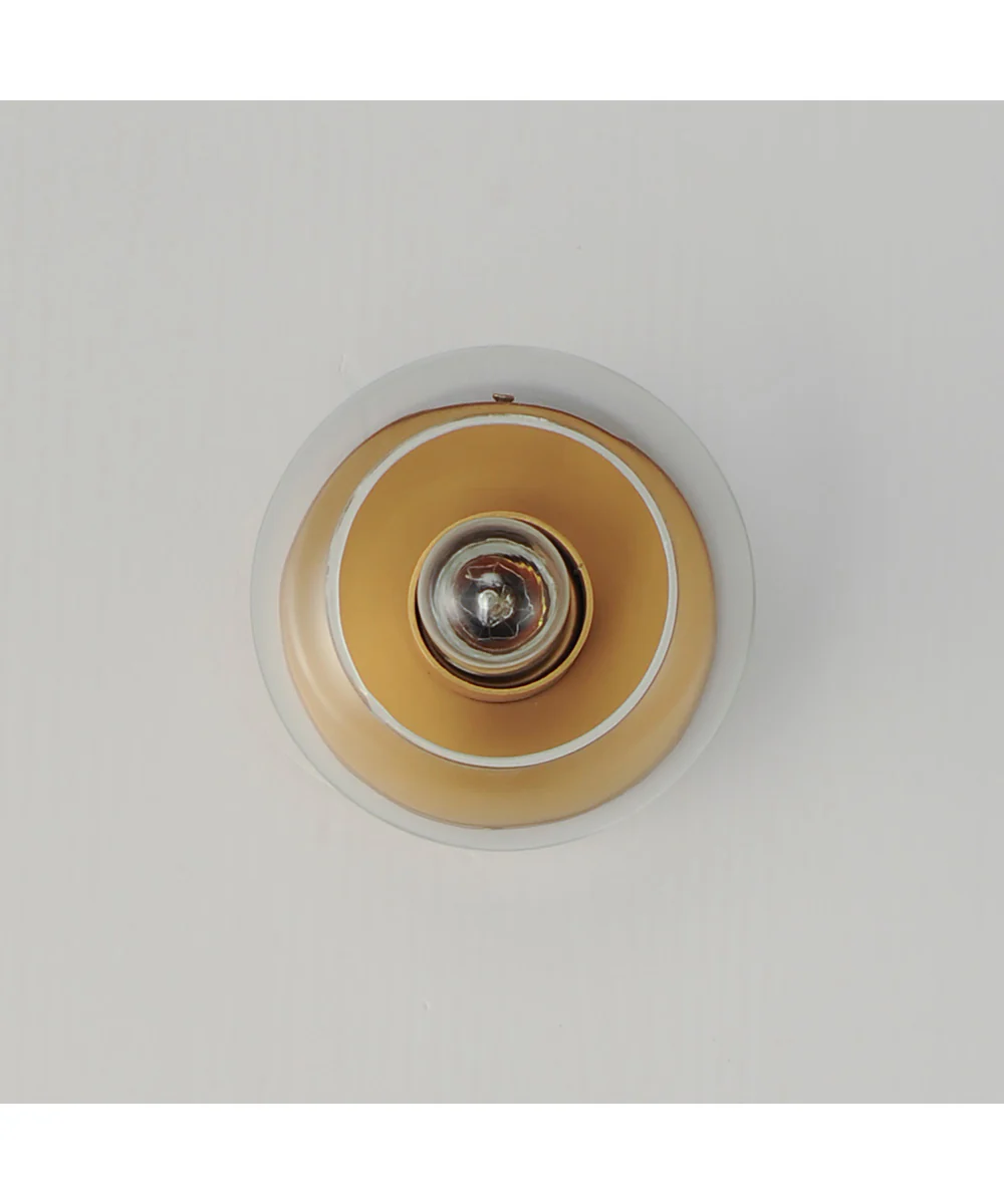 Knox 1-Light Flush Mount Natural Aged Brass - Image 6