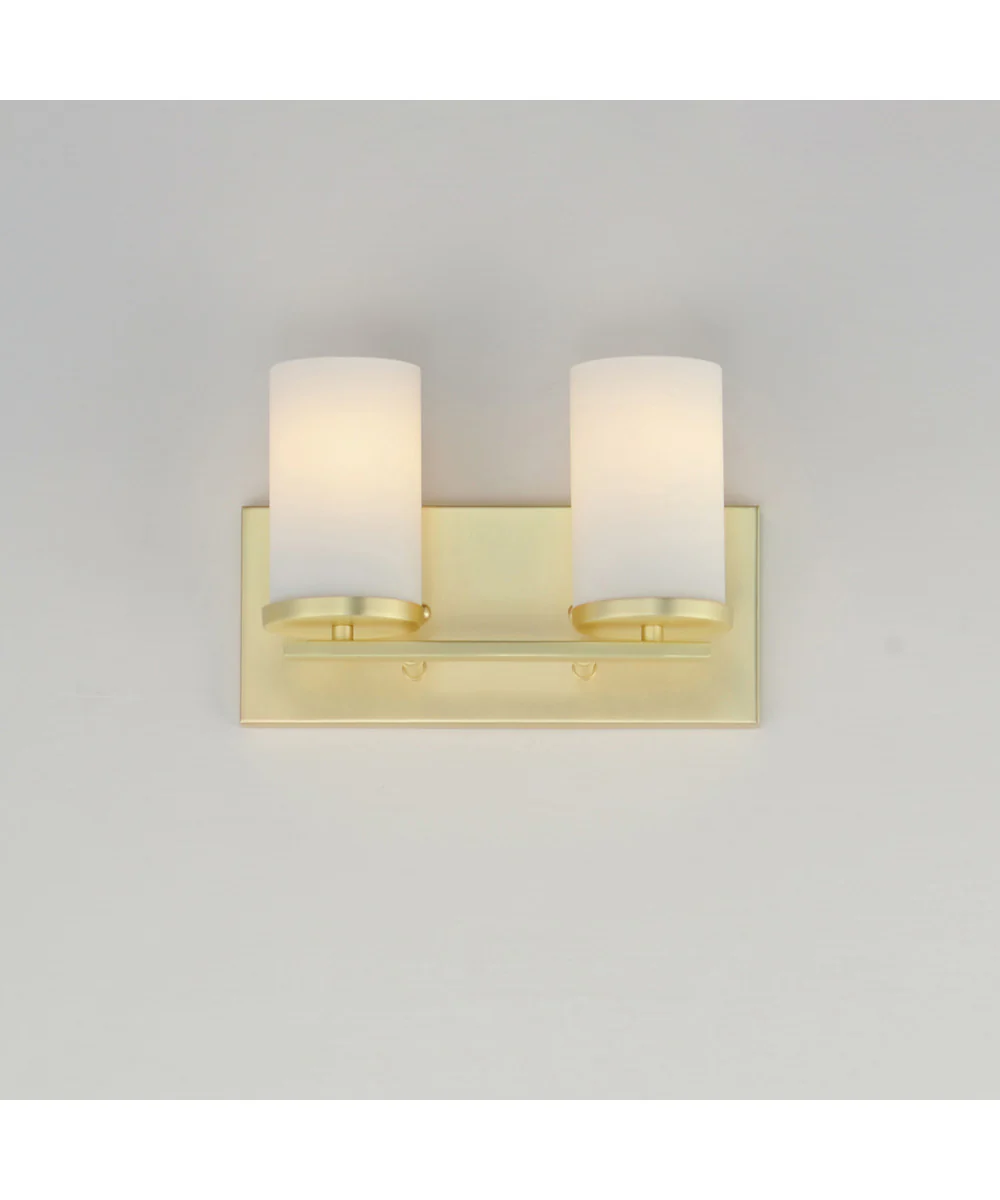 Lateral 2-Light Bath Vanity Satin Brass - Image 3