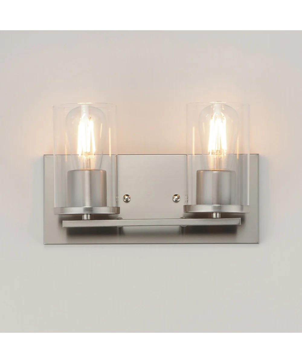 Lateral 2-Light Bath Vanity Satin Nickel - Image 3