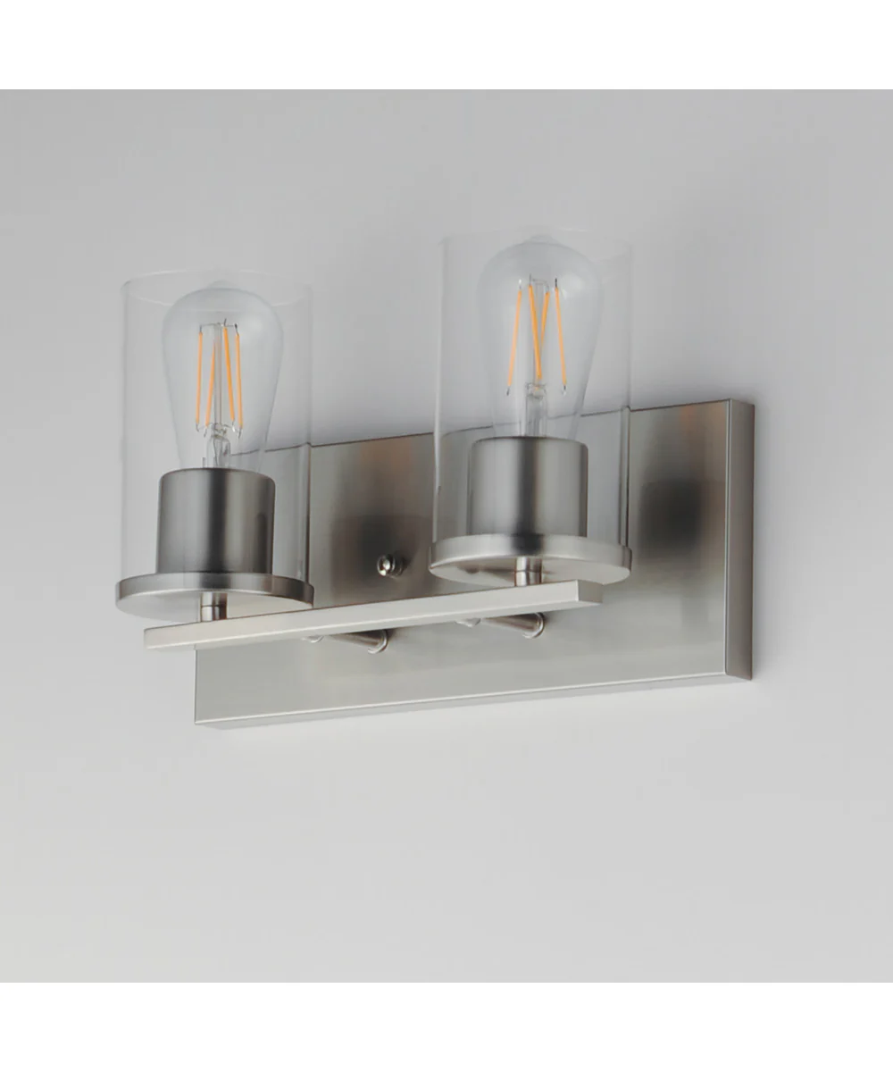 Lateral 2-Light Bath Vanity Satin Nickel - Image 4