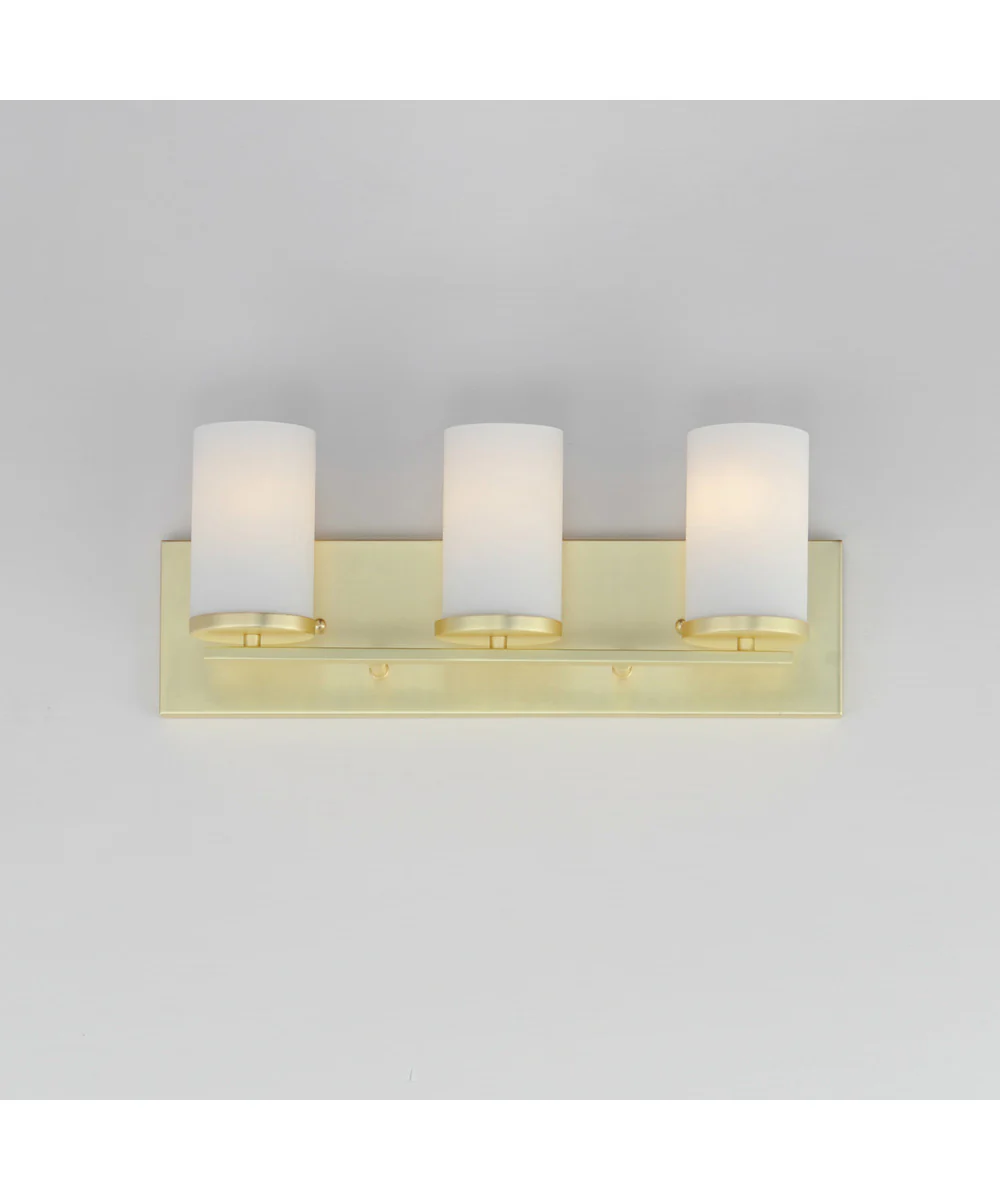 Lateral 3-Light Bath Vanity Satin Brass - Image 3