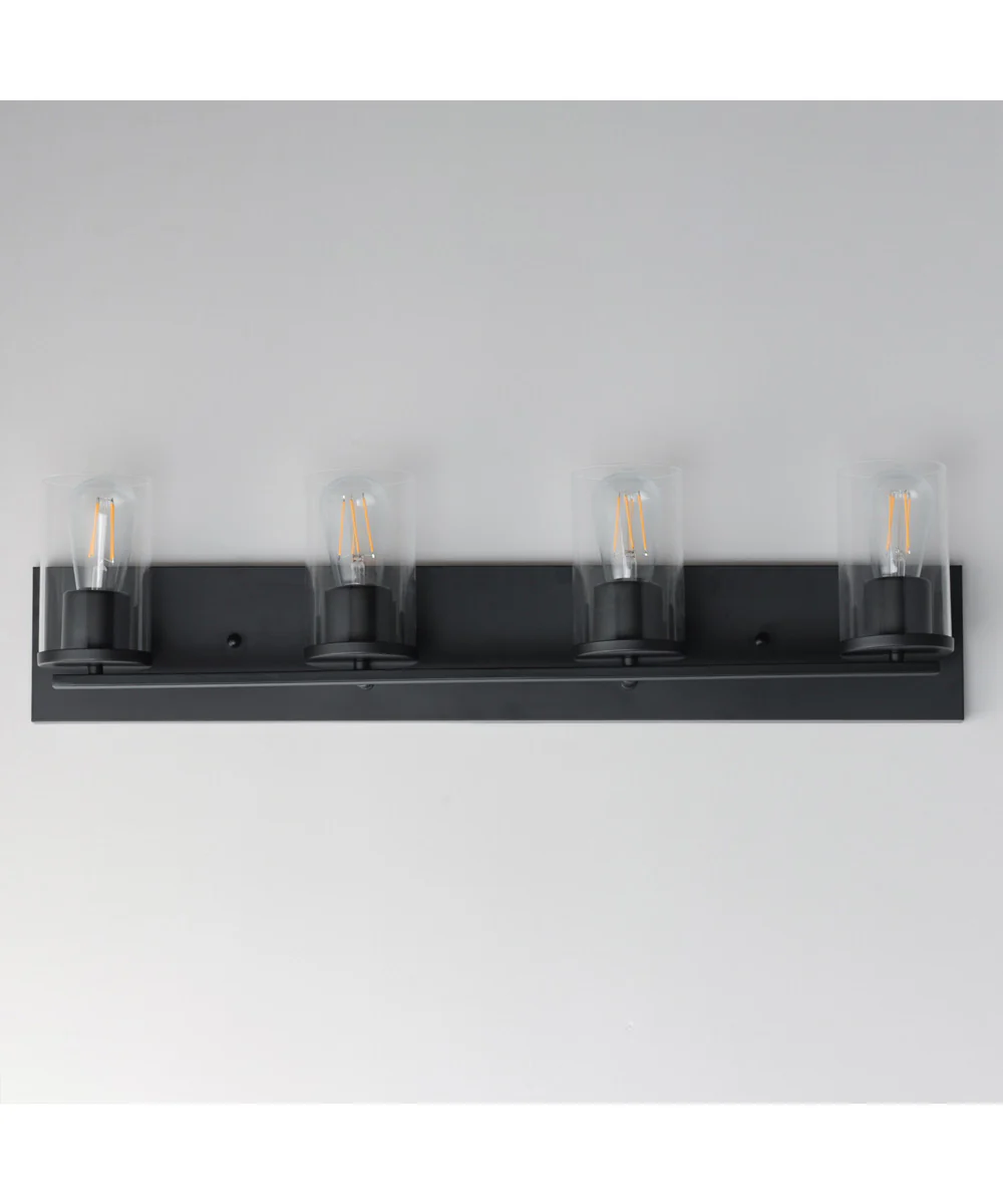 Lateral 4-Light Bath Vanity Black - Image 2