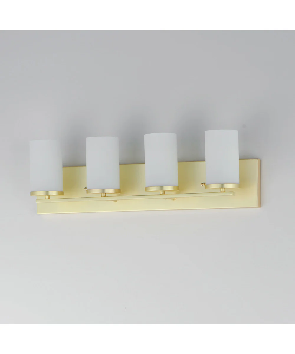 Lateral 4-Light Bath Vanity Satin Brass - Image 4