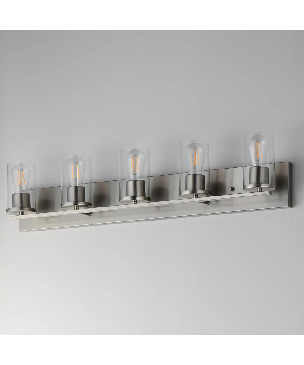 Lateral 5-Light Bath Vanity Satin Nickel - Image 4