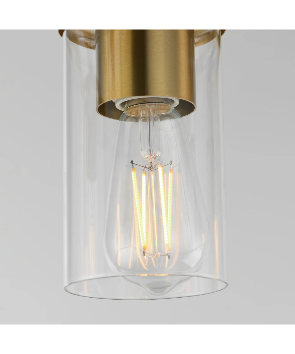 Lateral Mini Pendant Satin Brass - Image 4