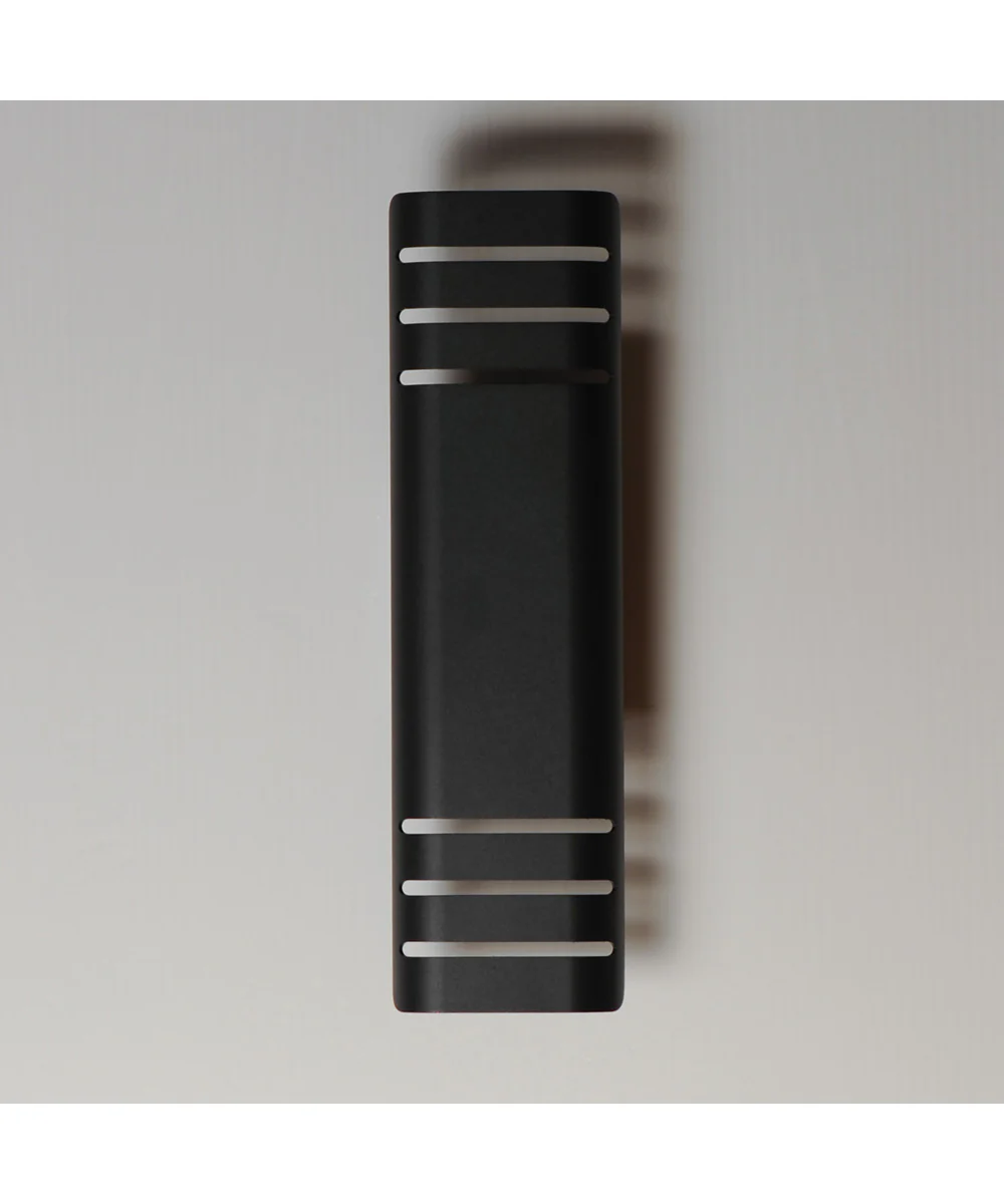 Lightray Medium LED Outdoor Wall Lamp Black - Image 3