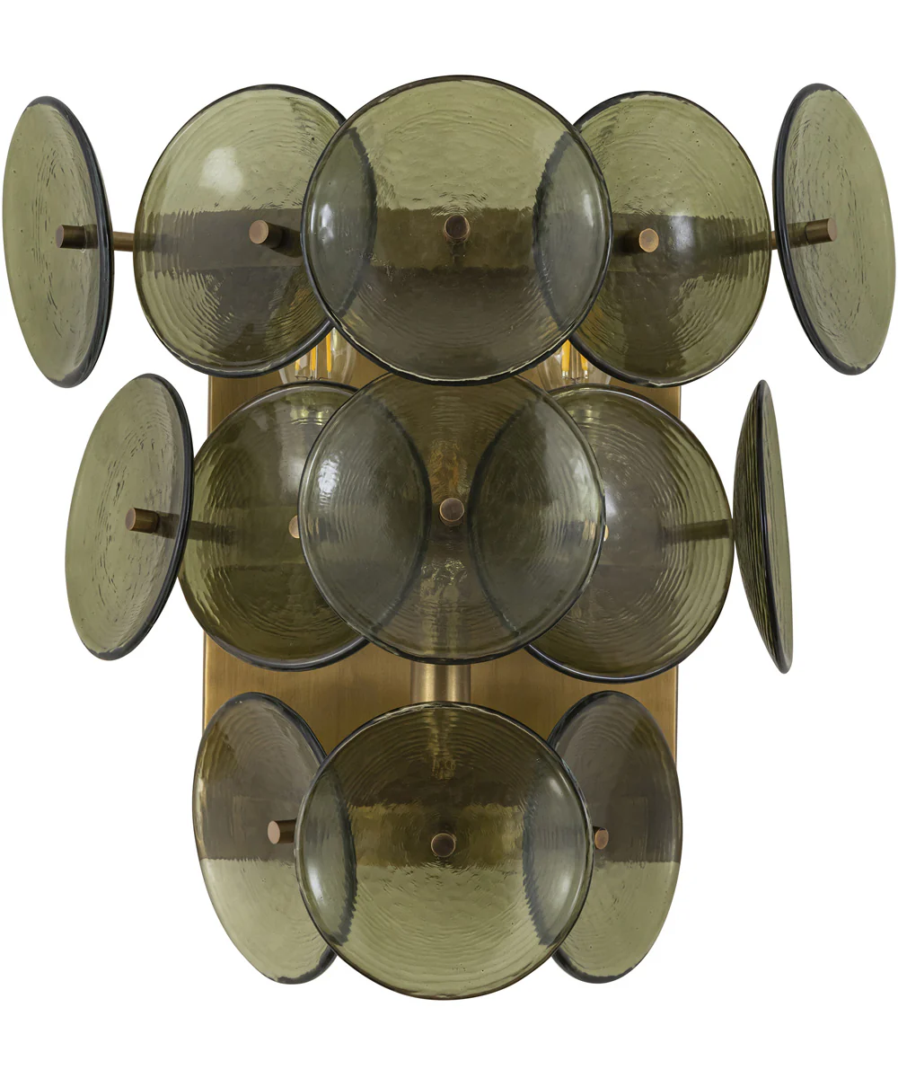 Loren Wall Sconce Weathered Brass - Image 2