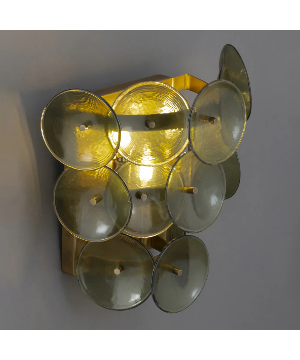 Loren Wall Sconce Weathered Brass - Image 3