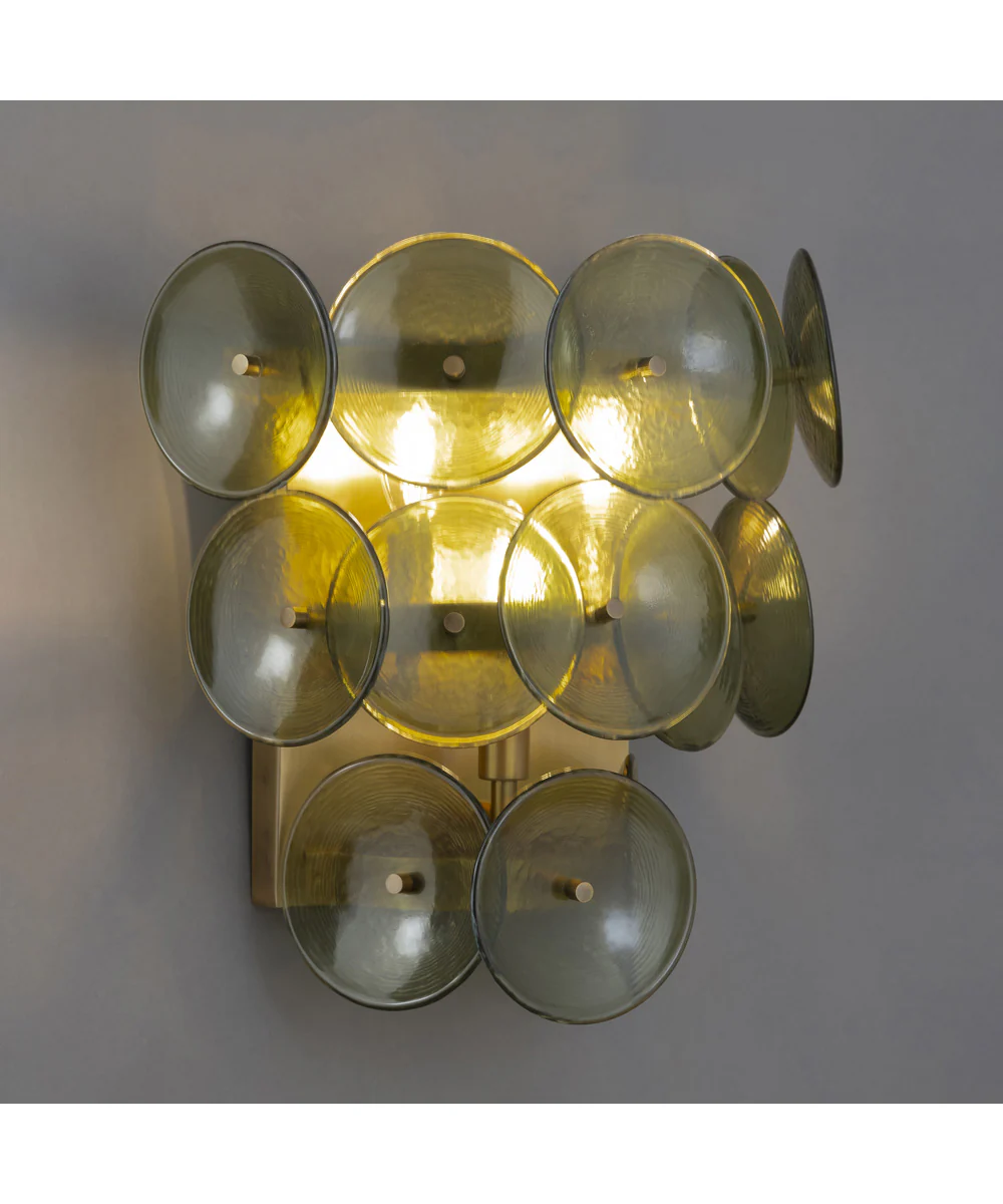 Loren Wall Sconce Weathered Brass - Image 5