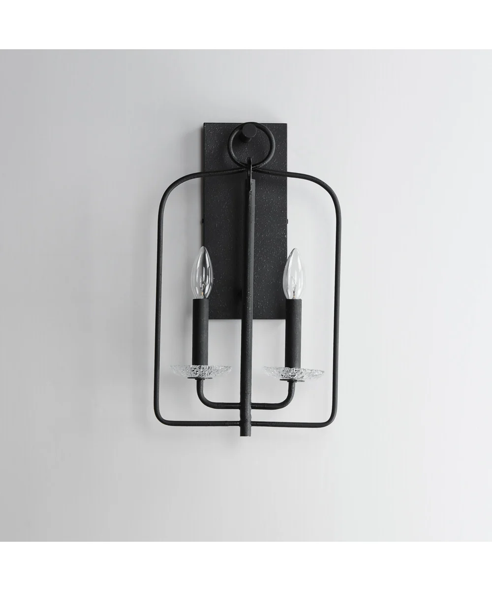 Madeira 2-Light Sconce Anthracite - Image 2