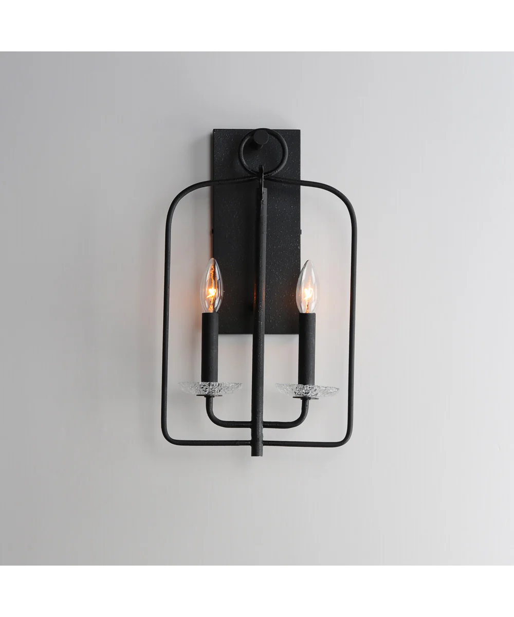 Madeira 2-Light Sconce Anthracite - Image 3