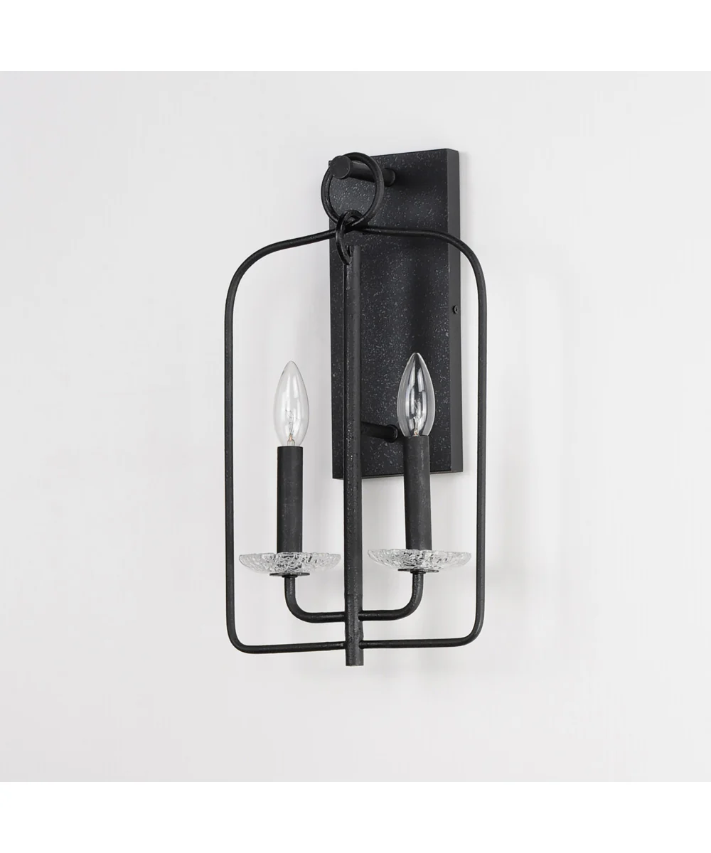 Madeira 2-Light Sconce Anthracite - Image 4