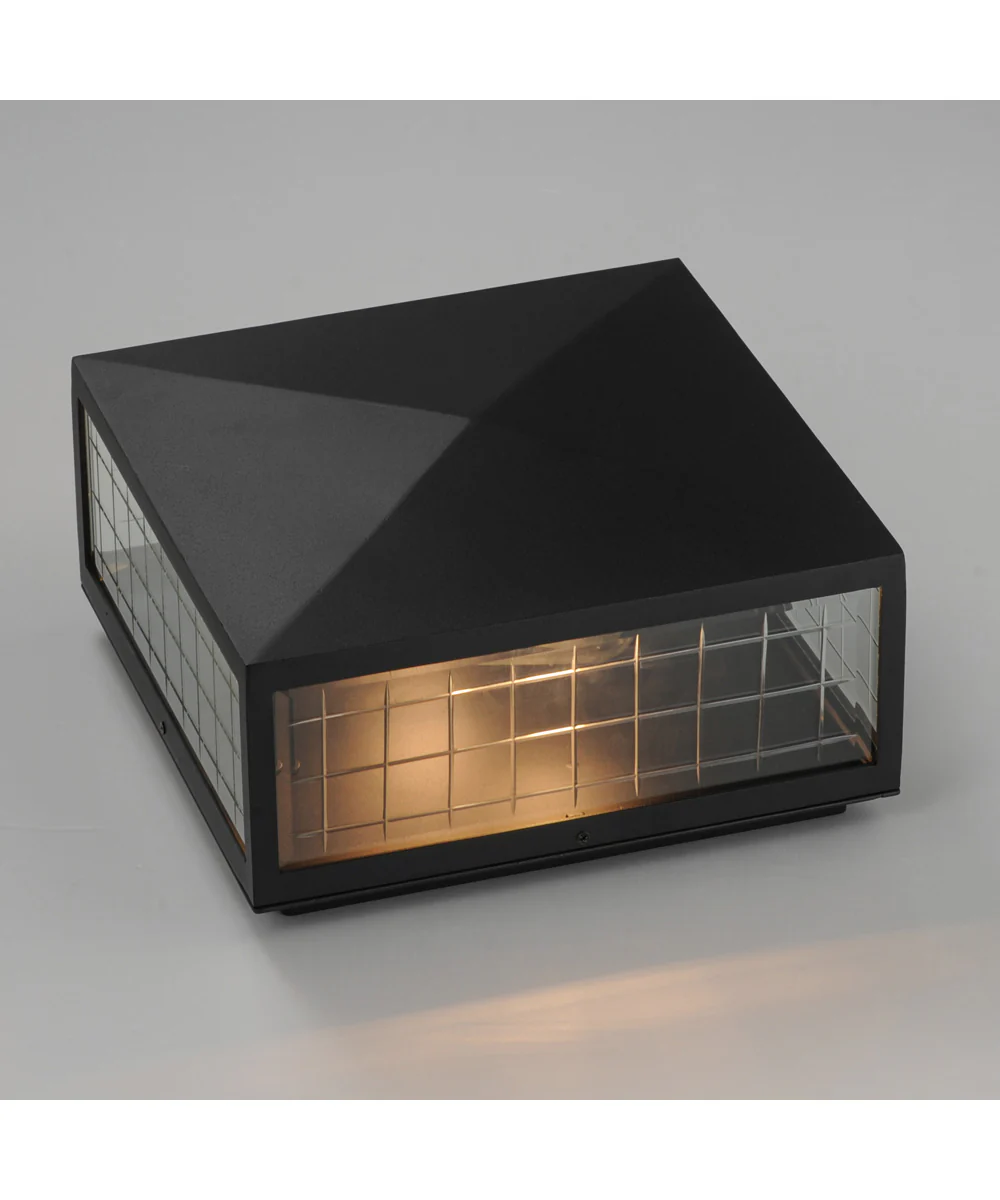 Magnus 2-Light Deck Lantern Black - Image 4