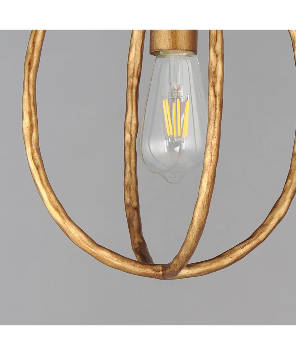 Martel 1-Light Mini Pendant Etruscan Gold - Image 5