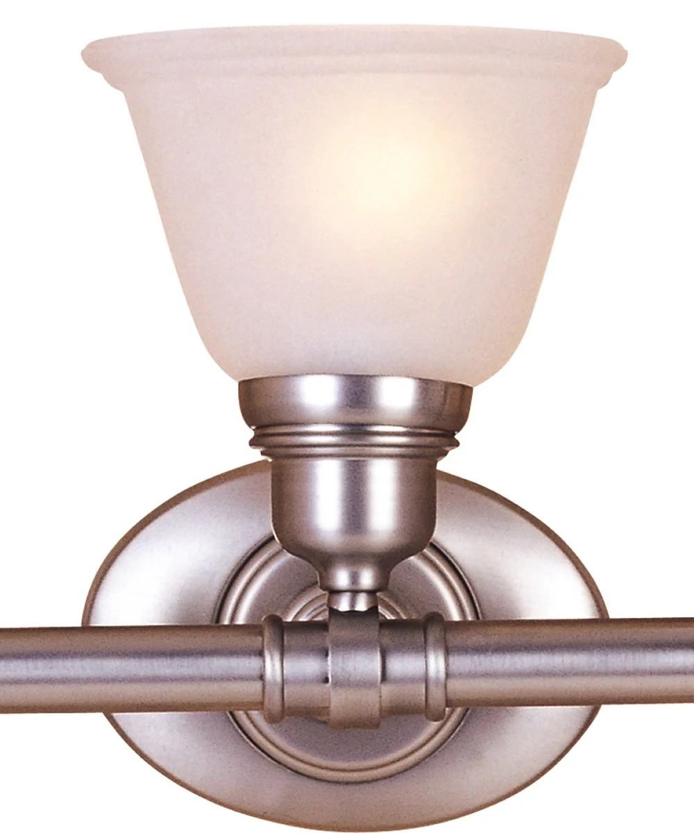 30"w Maxim 3-Light Bathroom Vanity Satin Nickel - Image 3
