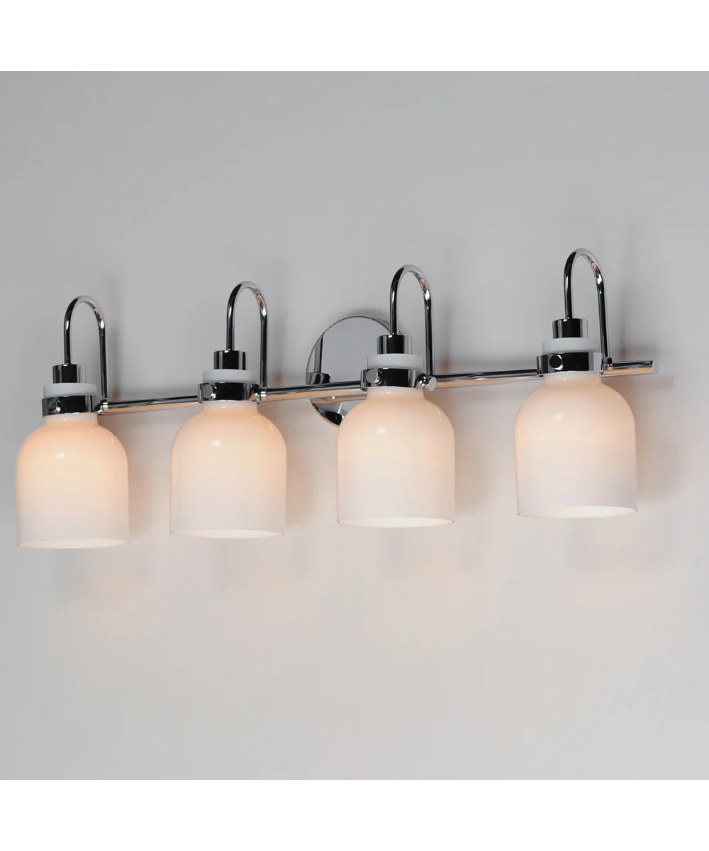 Milk 4-Light Bath Vanity Polished Chrome - Image 5