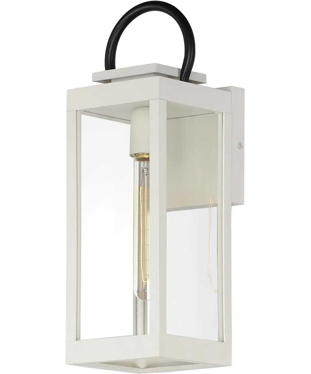 Nassau VX 1-Light Medium Outdoor Wall Lantern White / Black