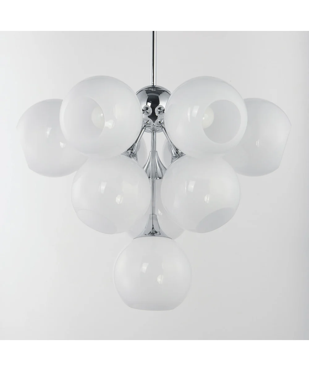 Neve 10-Light Pendant Polished Chrome - Image 2