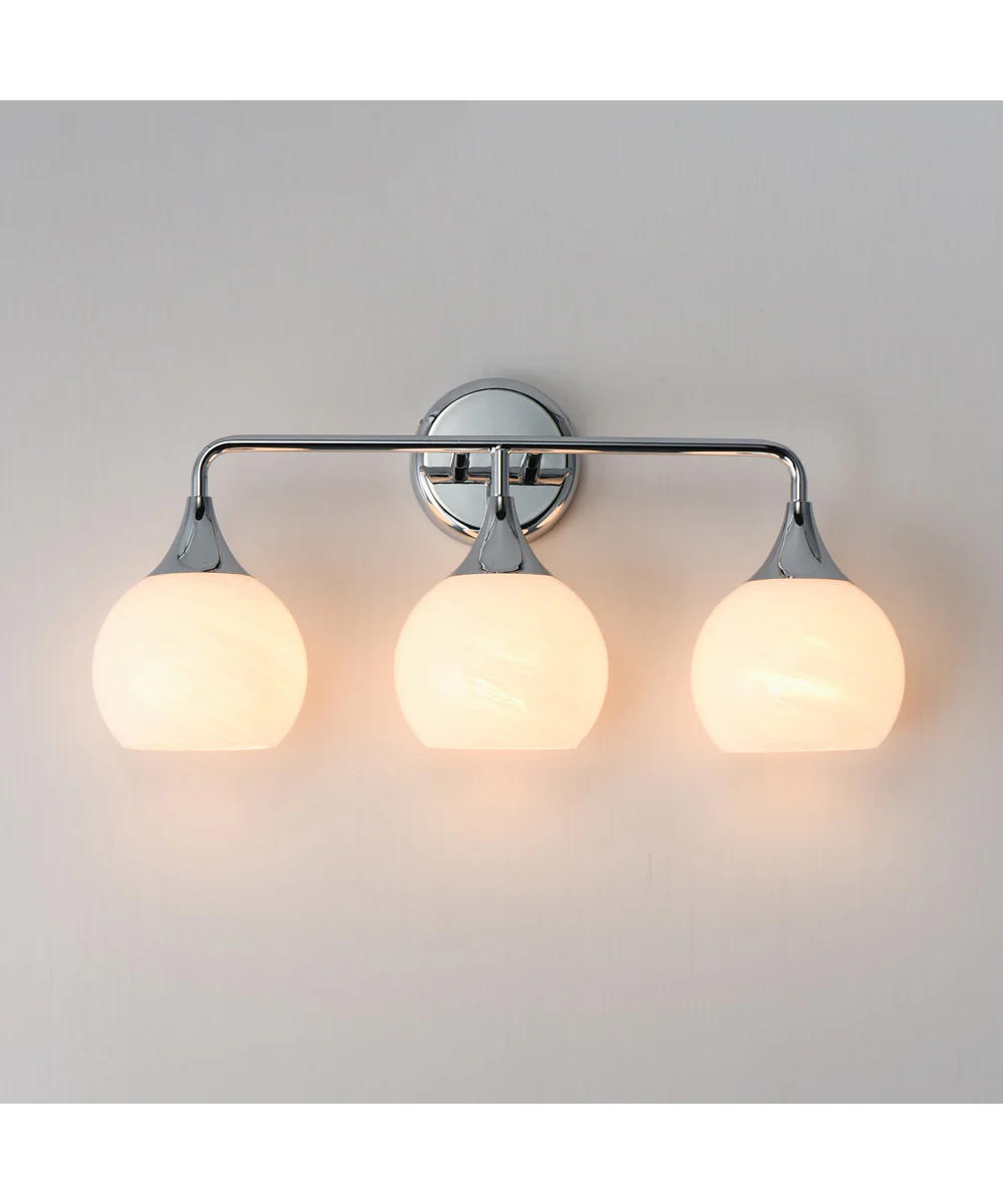 Neve 3-Light Bath Vanity Polished Chrome - Image 3