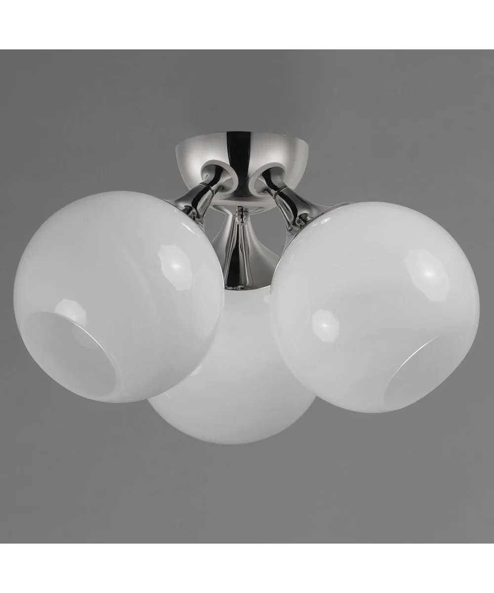 Neve 3-Light Semi Flush Polished Chrome - Image 3