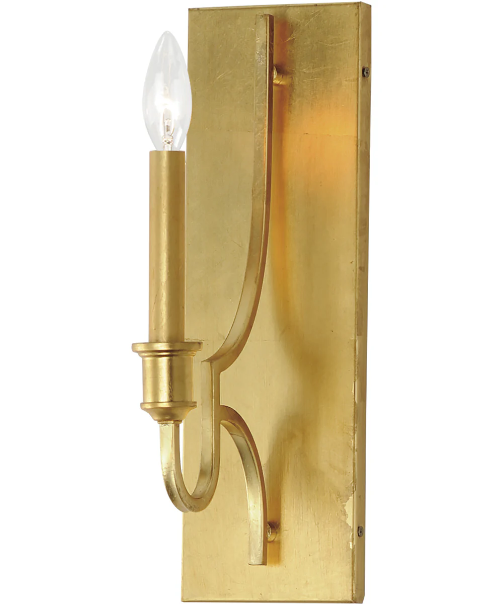 Normandy 1-Light Sconce Gold Leaf