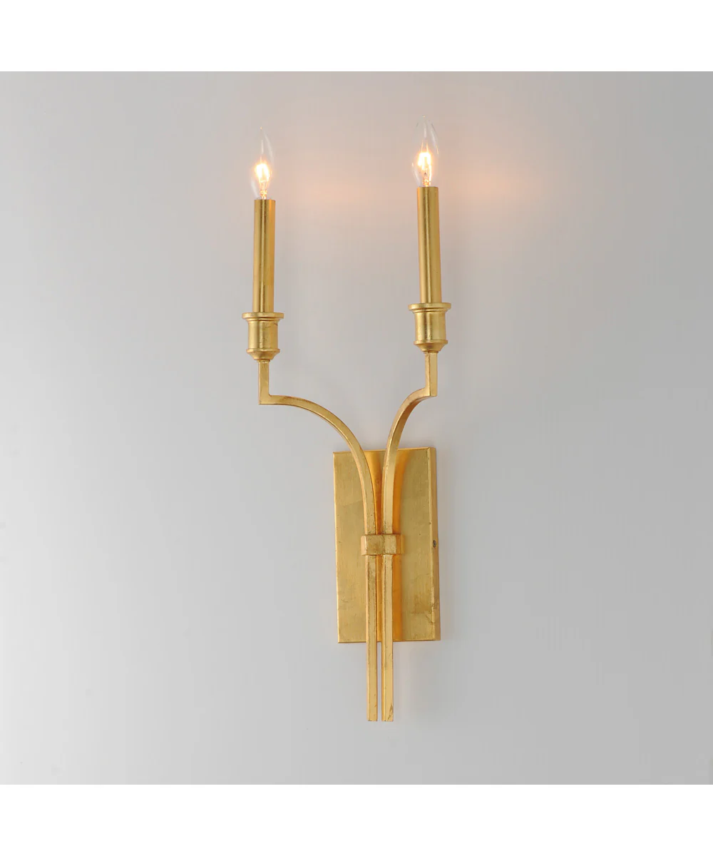 Normandy 2-Light Sconce Gold Leaf - Image 5