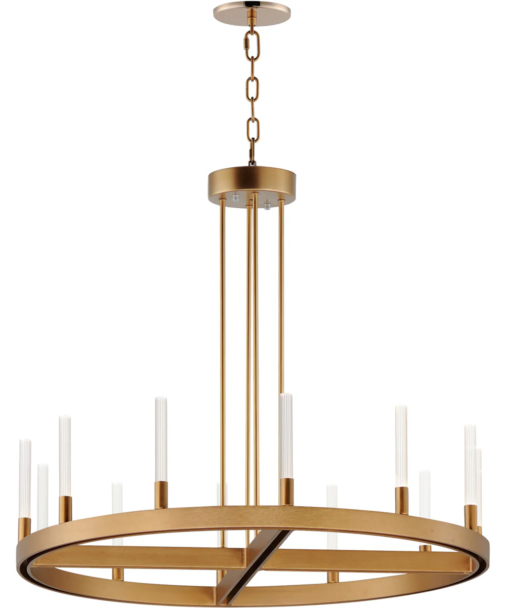 Ovation 12-Light LED Chandelier Gold