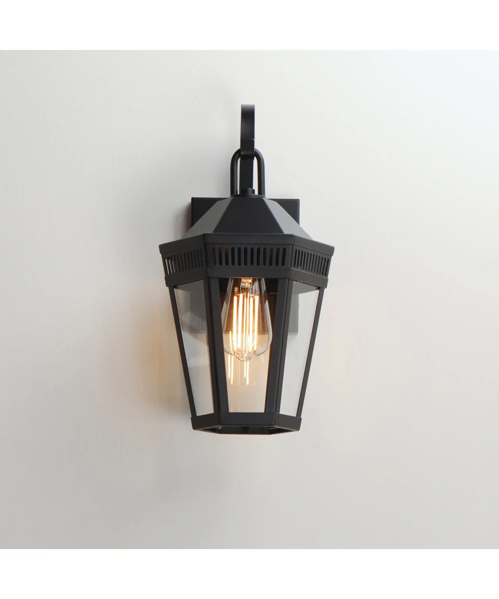 Oxford Outdoor 1-Light Wall Sconce Black - Image 3
