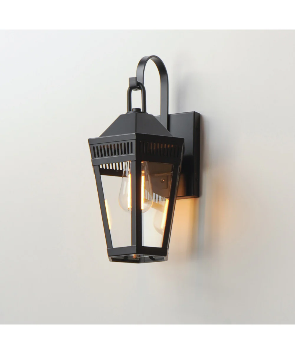 Oxford Outdoor 1-Light Wall Sconce Black - Image 4