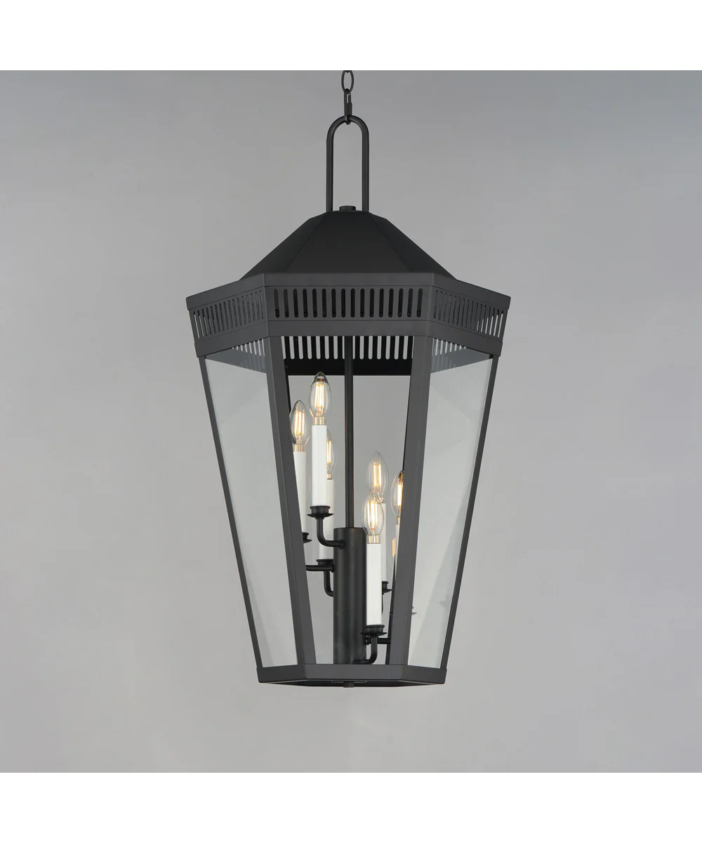 Oxford Outdoor 6-Light Pendant Black - Image 2