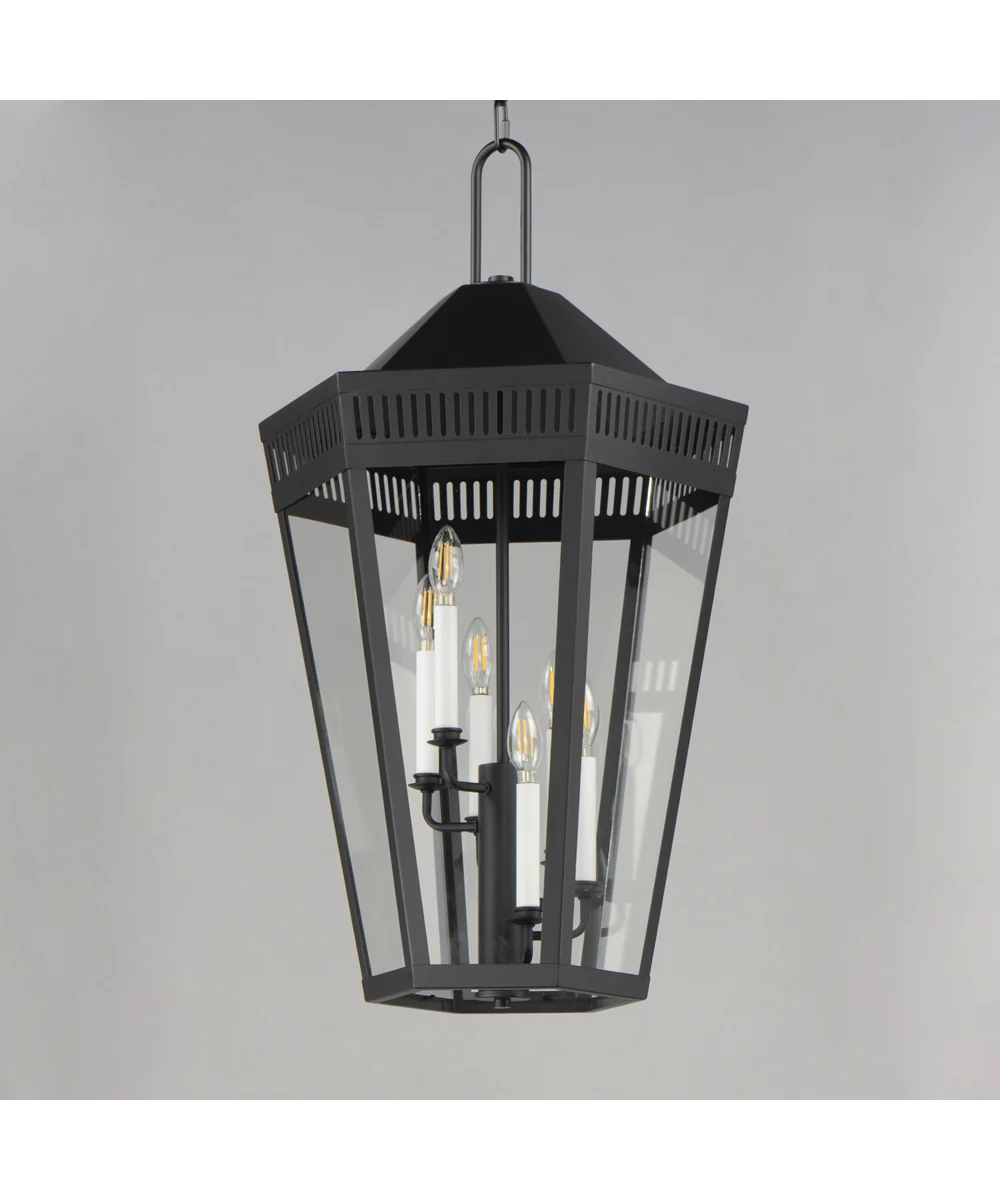 Oxford Outdoor 6-Light Pendant Black - Image 3
