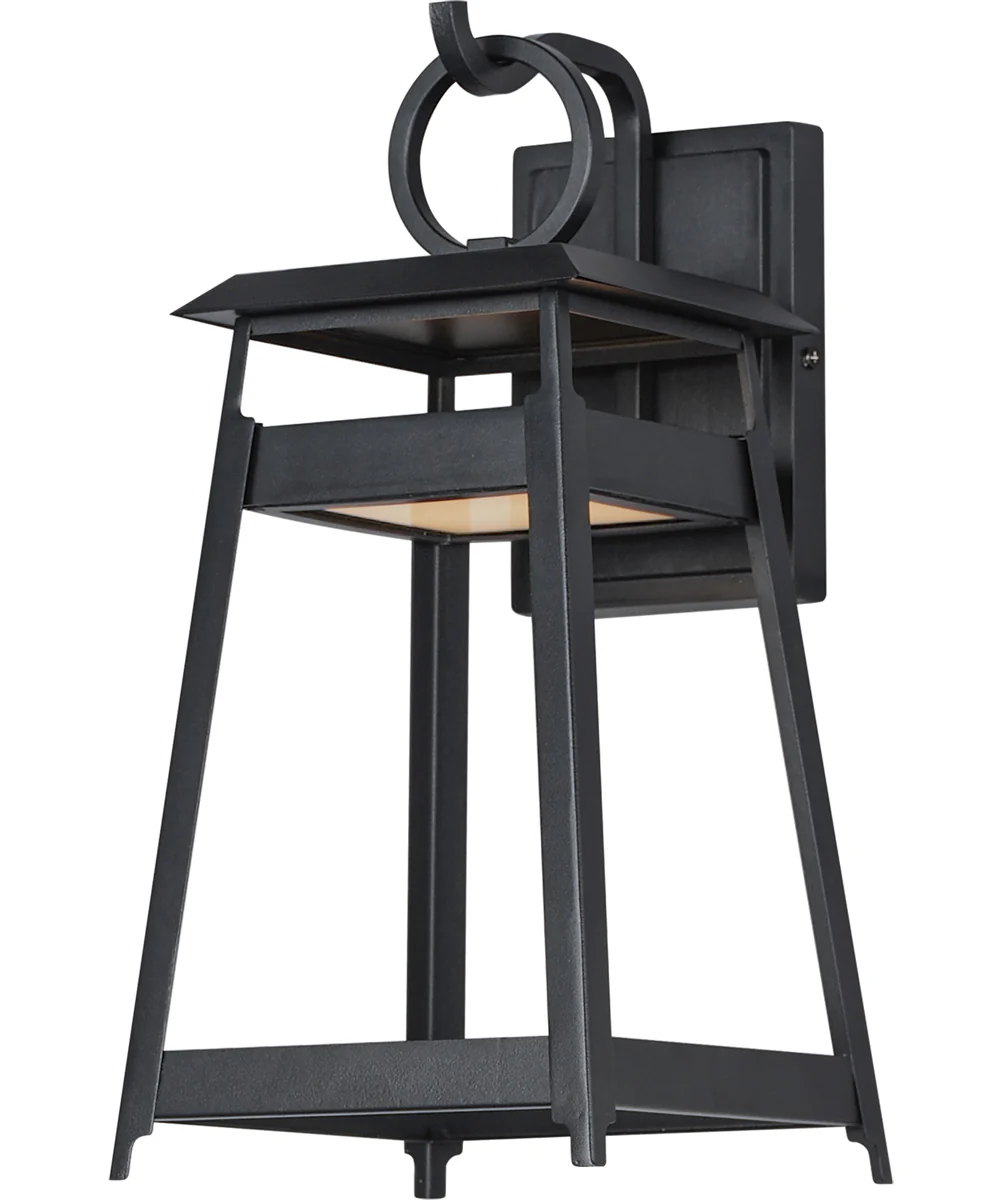 Pagoda Medium LED Outdoor Sconce Black