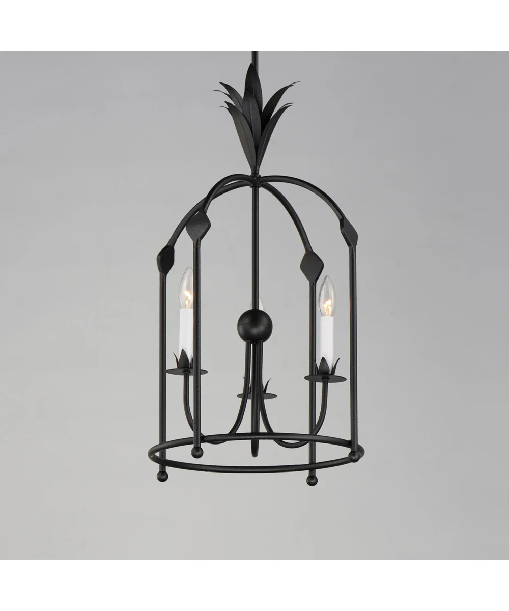 Paloma 3-Light Foyer Pendant Anthracite - Image 3