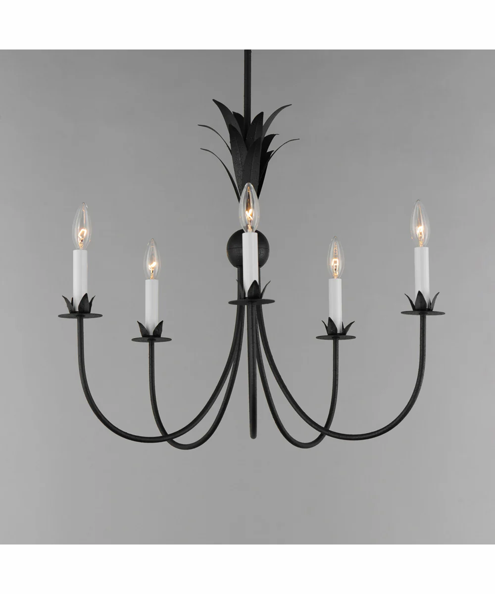 Paloma 5-Light Chandelier Anthracite - Image 3