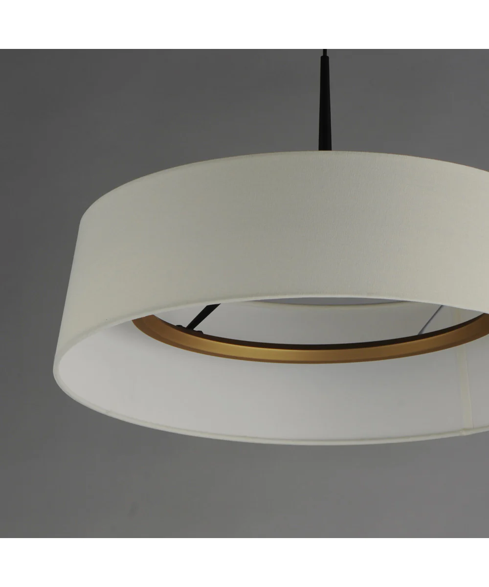 Paramount 21 inch LED Pendant Natural Aged Brass - Image 5