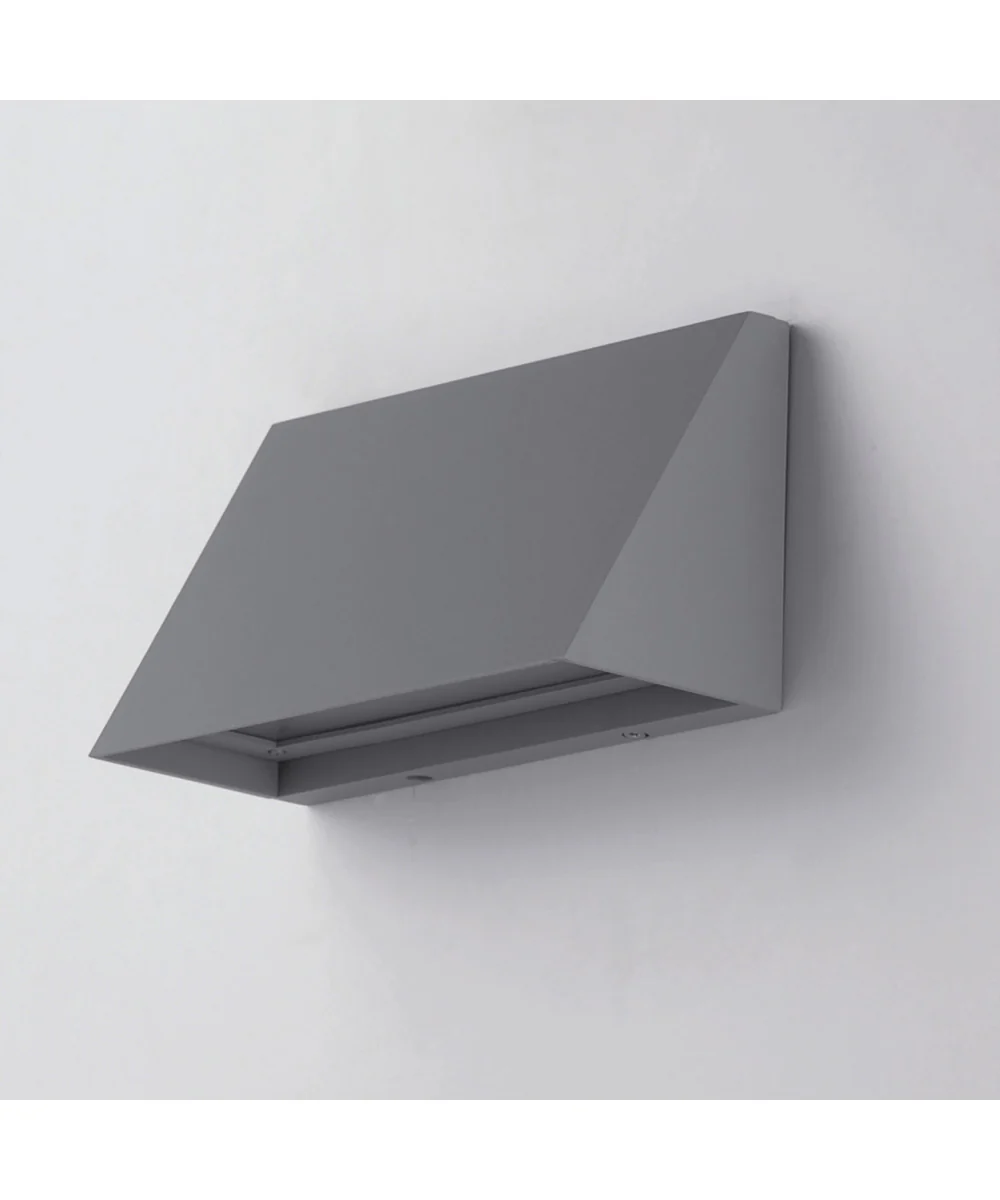 Pathfinder Wide LED Wall Sconce - 5CCT Silver - Image 2