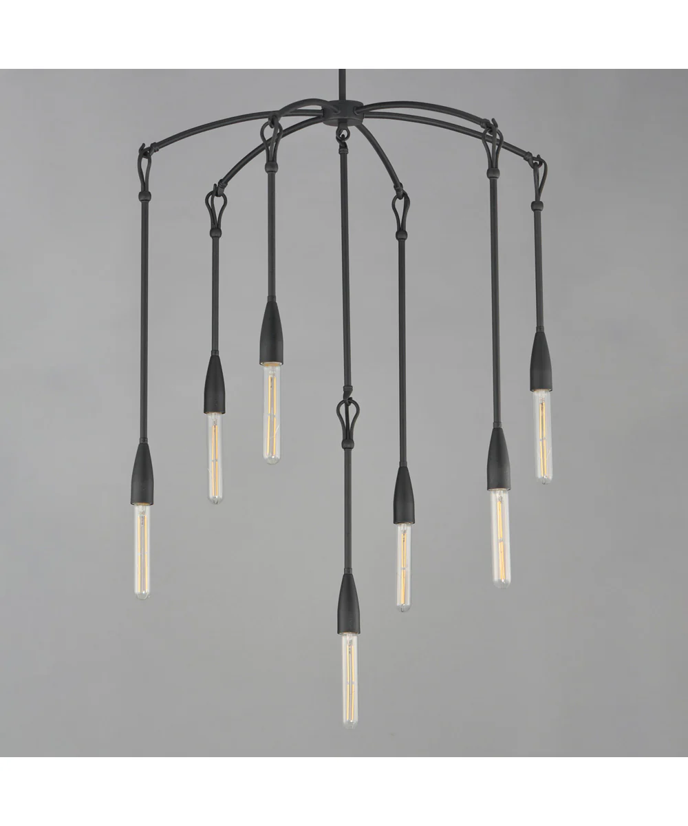 Pioneer 7-Light Chandelier Anthracite - Image 2