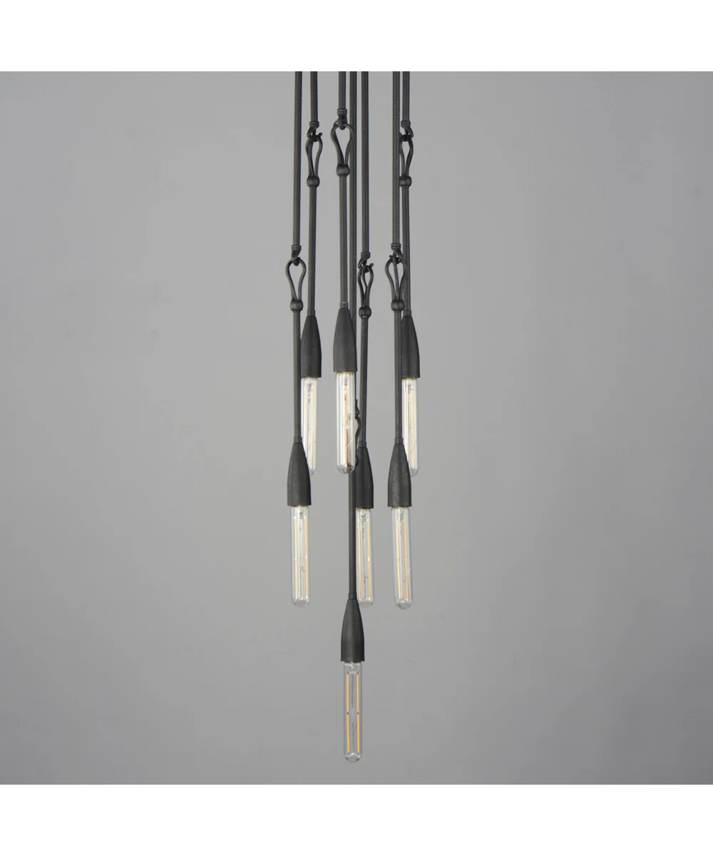 Pioneer 7-Light Pendant Anthracite - Image 3
