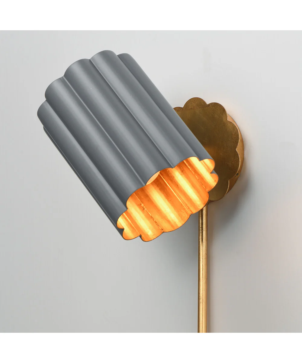 Primrose 1-Light Wall Sconce Gold Leaf - Image 4