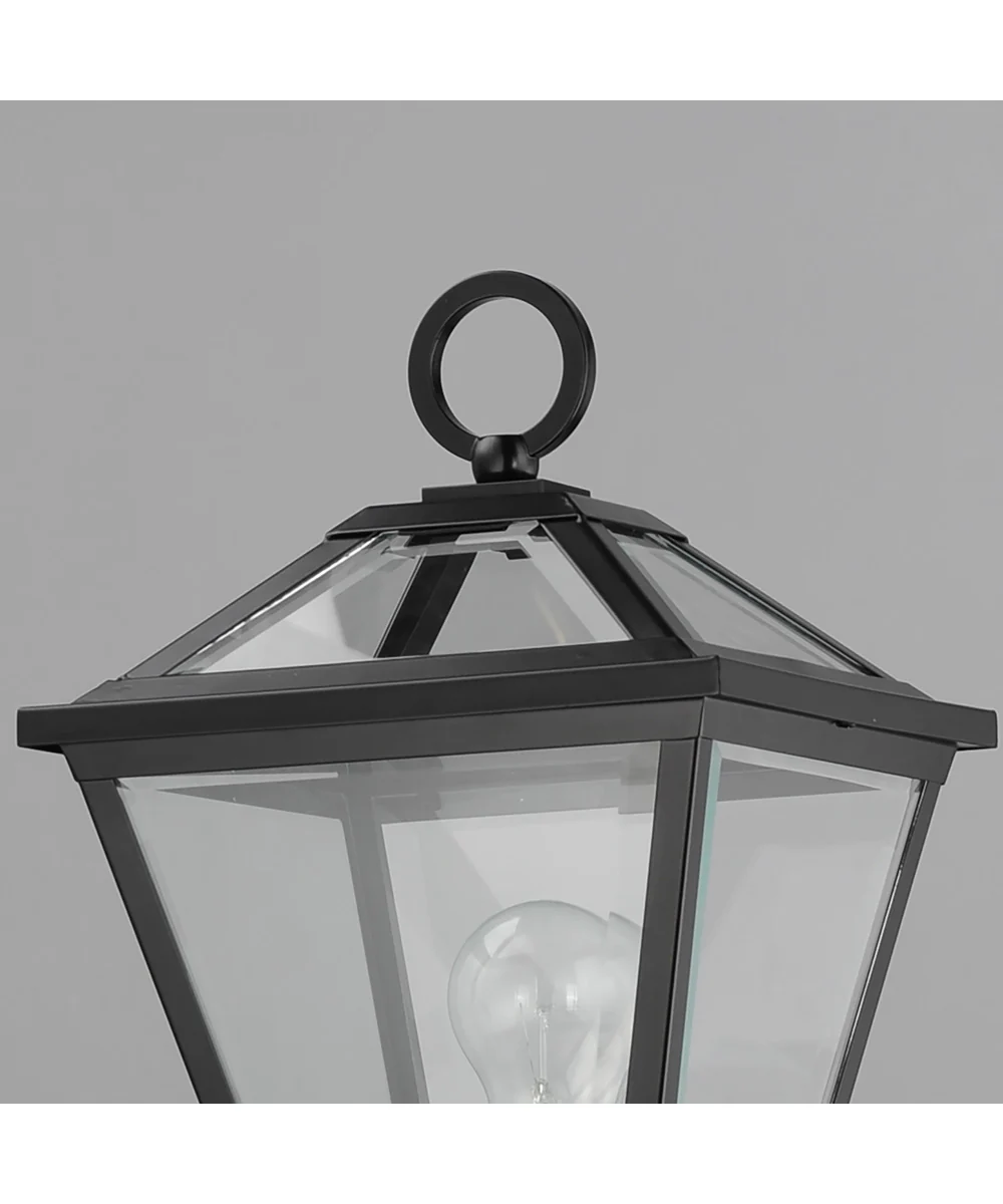 Prism 1-Light Outdoor Post Lantern Black - Image 5
