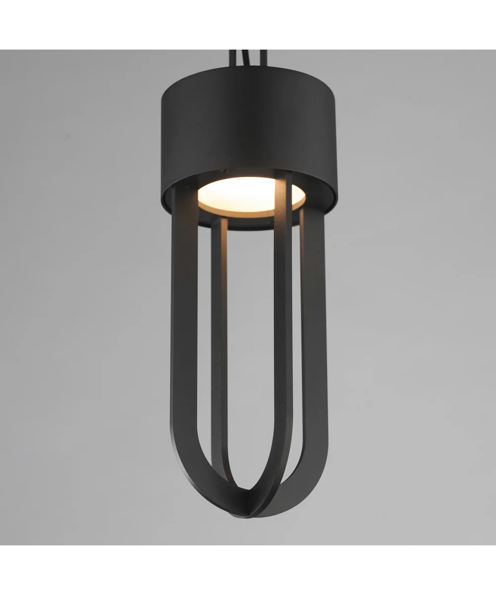 Quayside VX 14 inch  Outdoor LED Pendant Black - Image 5