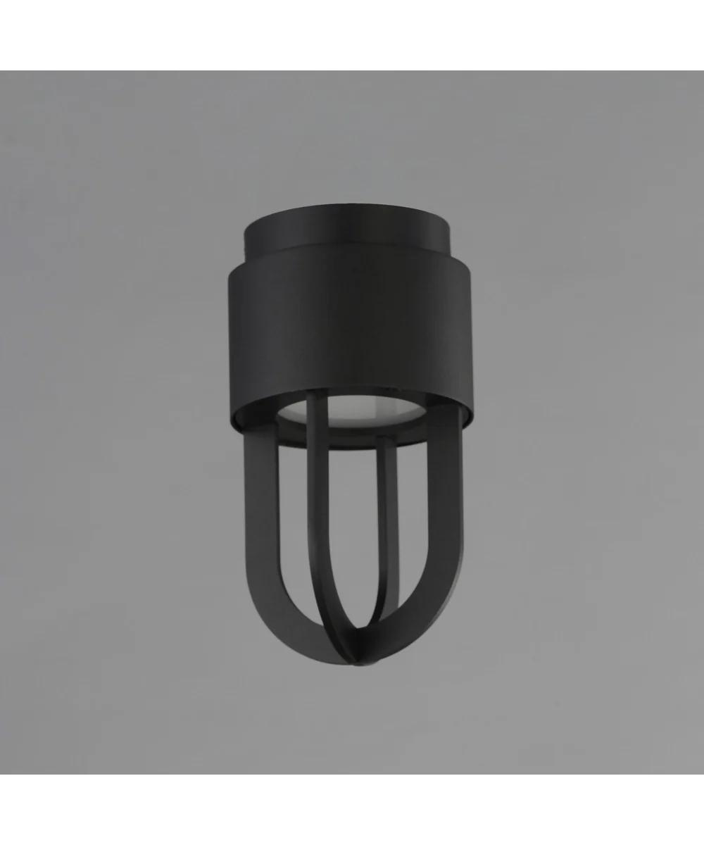 Quayside VX 8 inch  Outdoor LED Flush Mount Black - Image 2