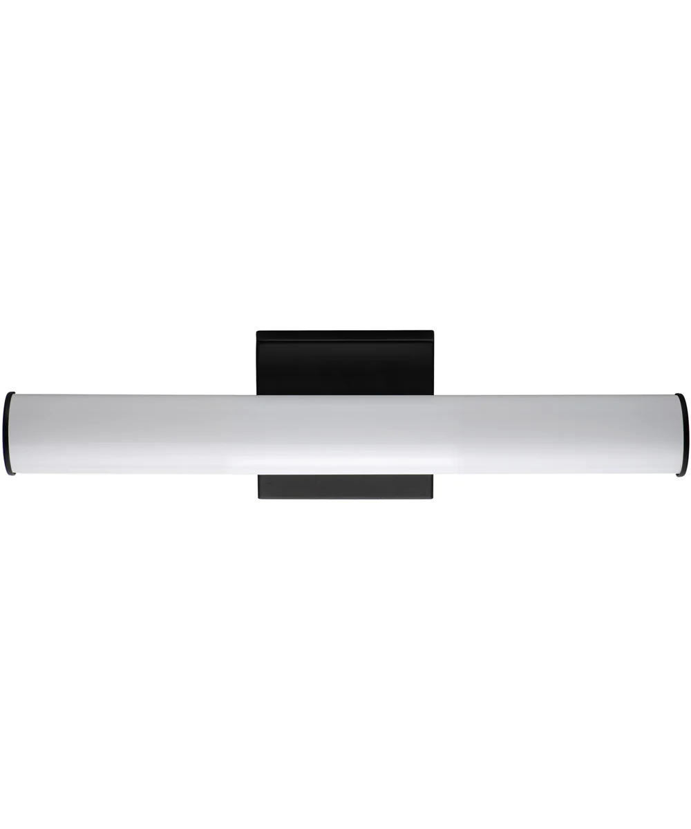 Rail 18 inch LED Bath Vanity 5CCT Black
