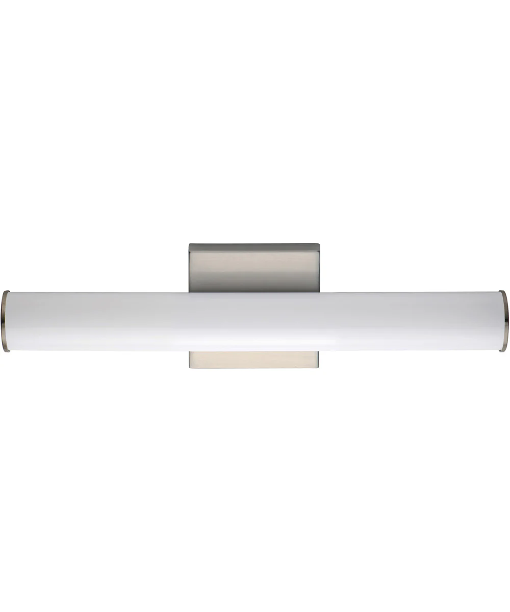 Rail 18 inch LED Bath Vanity 5CCT Satin Nickel
