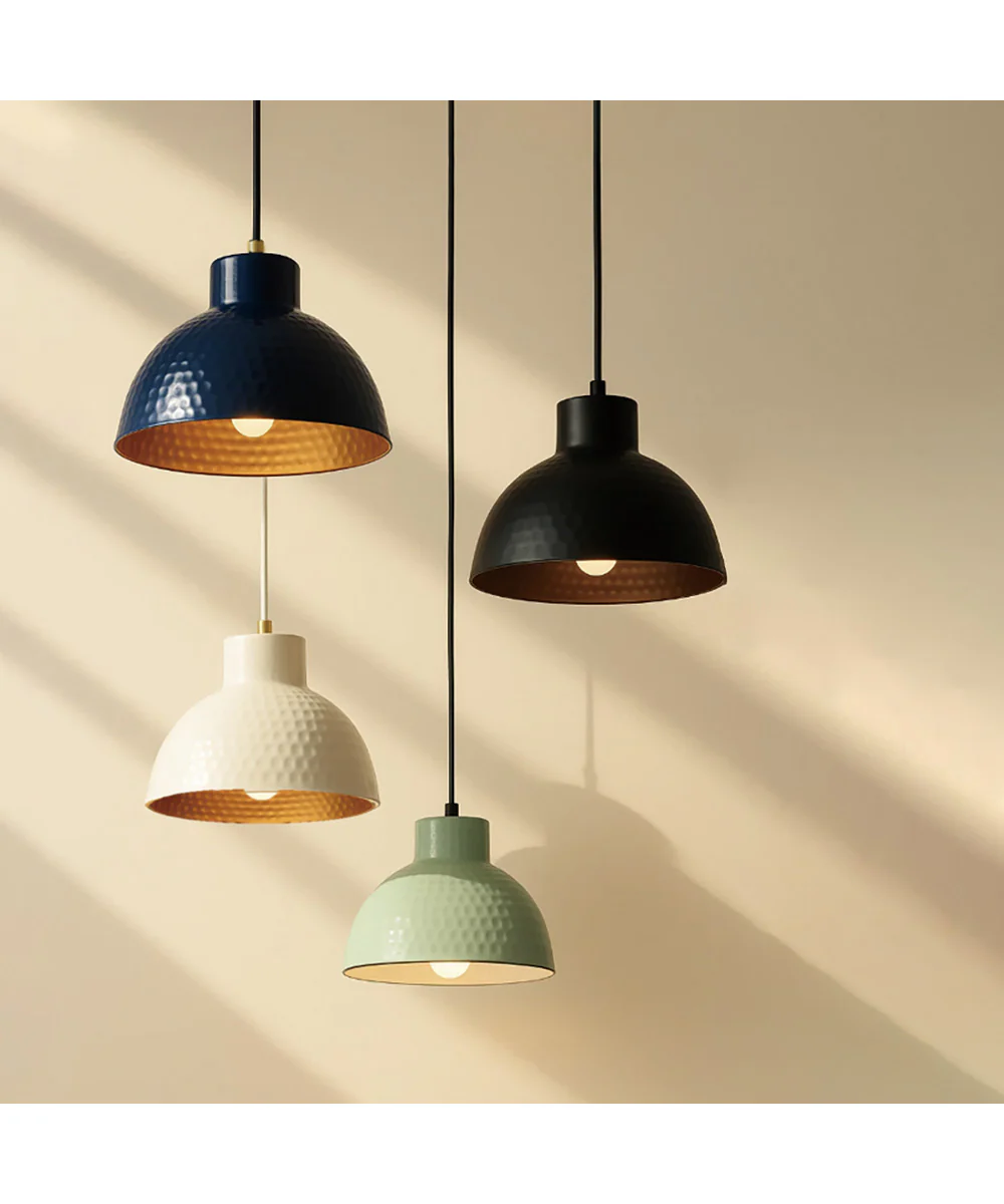 Rockport 10 inch 1-Light Pendant White/Natural Aged Brass - Image 2