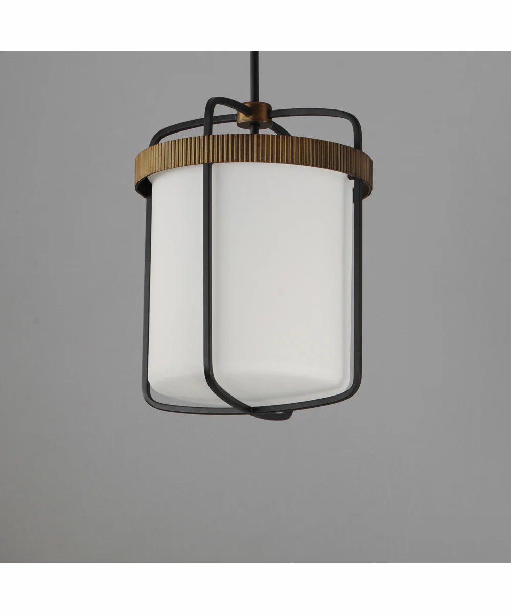 Ruffles 3-Light Pendant Black / Antique Brass - Image 4