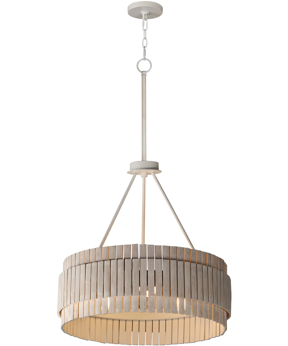 Satori 3-Light Chandelier Ecru