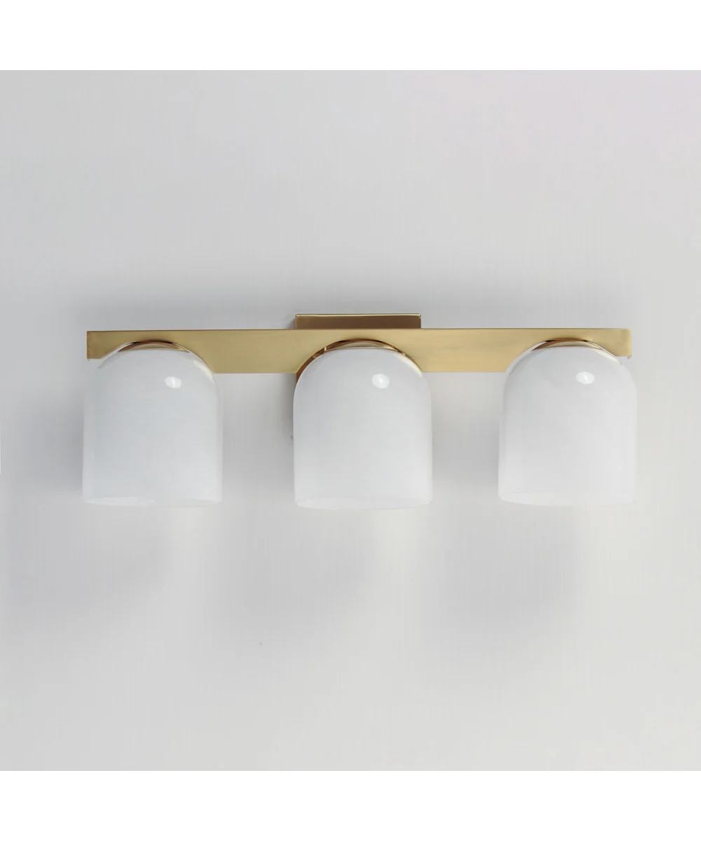 Scoop 3-Light Bath Vanity Natural Aged Brass - Image 2